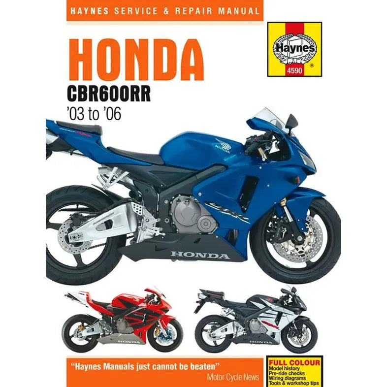 Honda Cbr600 Rr 03 To 06 Manual
