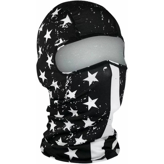 Balaclava Bk/Wh Flag Wbp091