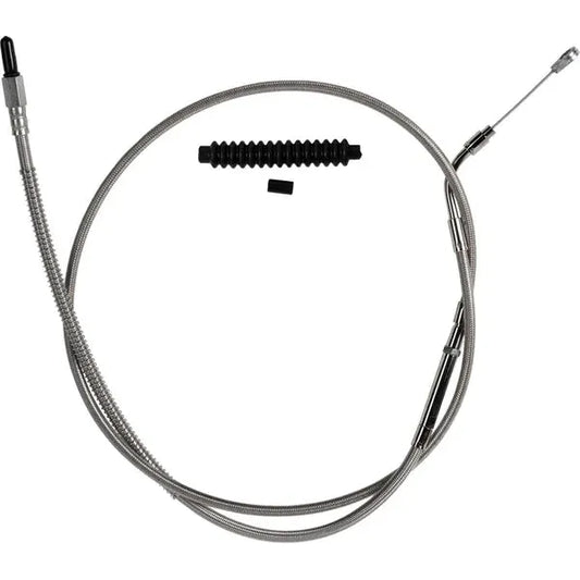 Clutch Cable  Stnls Braid