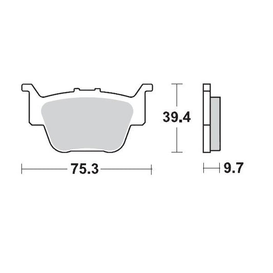 Brake Pad Racing 095111