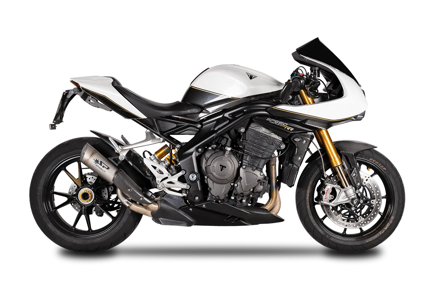 MUFFLER 2-1 GRID-O TIT TRIUMPH SPEEDTRIPLE 1200 ECE