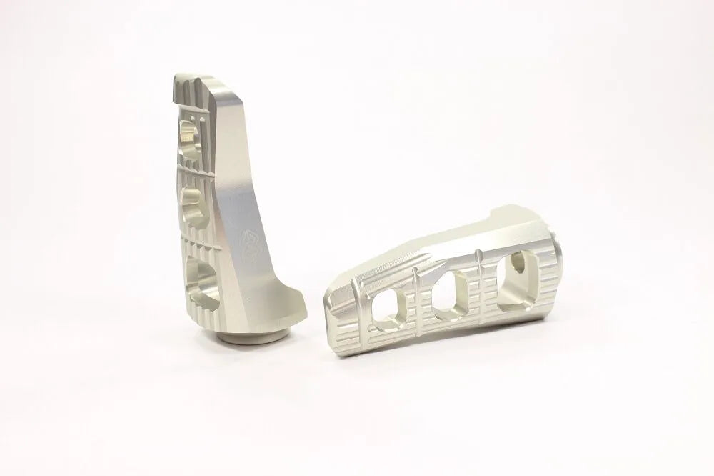 HONDA TOURING FOOT PEG SET DRIVER SILVER