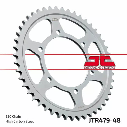 Sprocket Rear 48T 530 Blk Jtr479.48Zbk