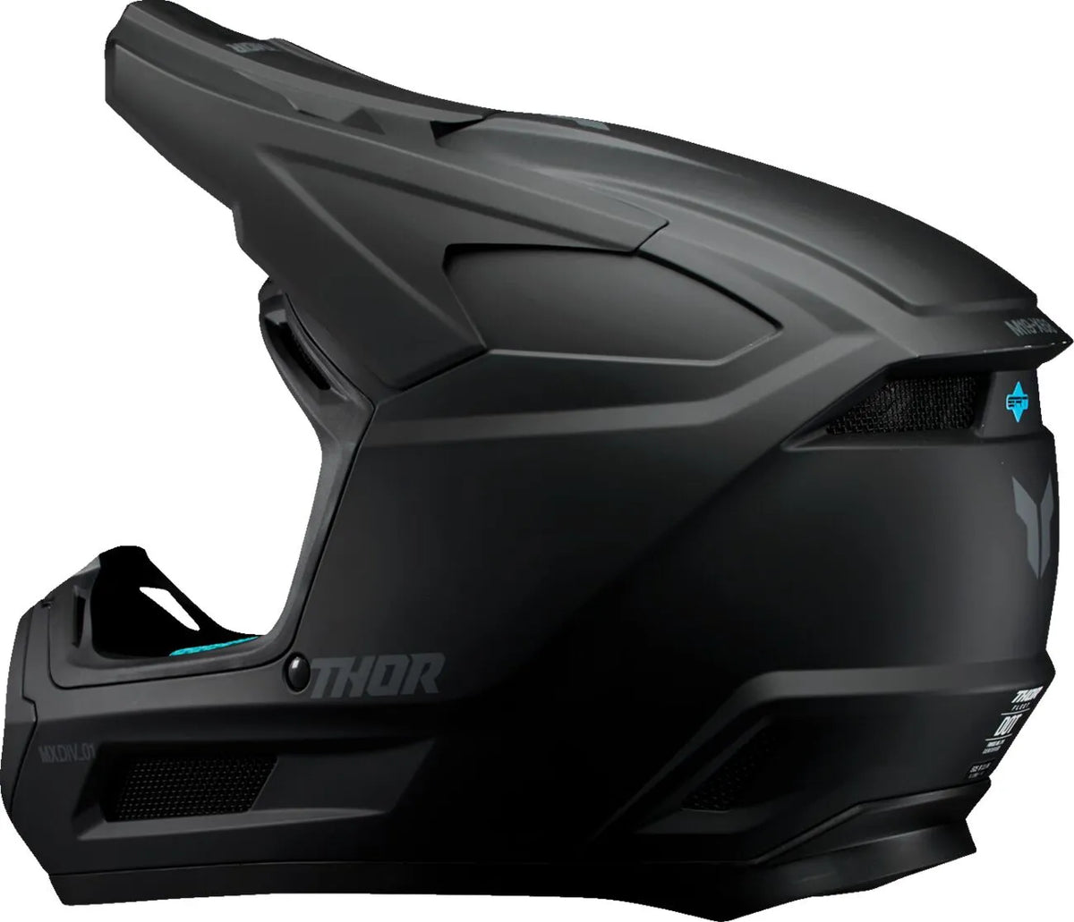 HELMET FLEET YOUTH BLACKOUT M