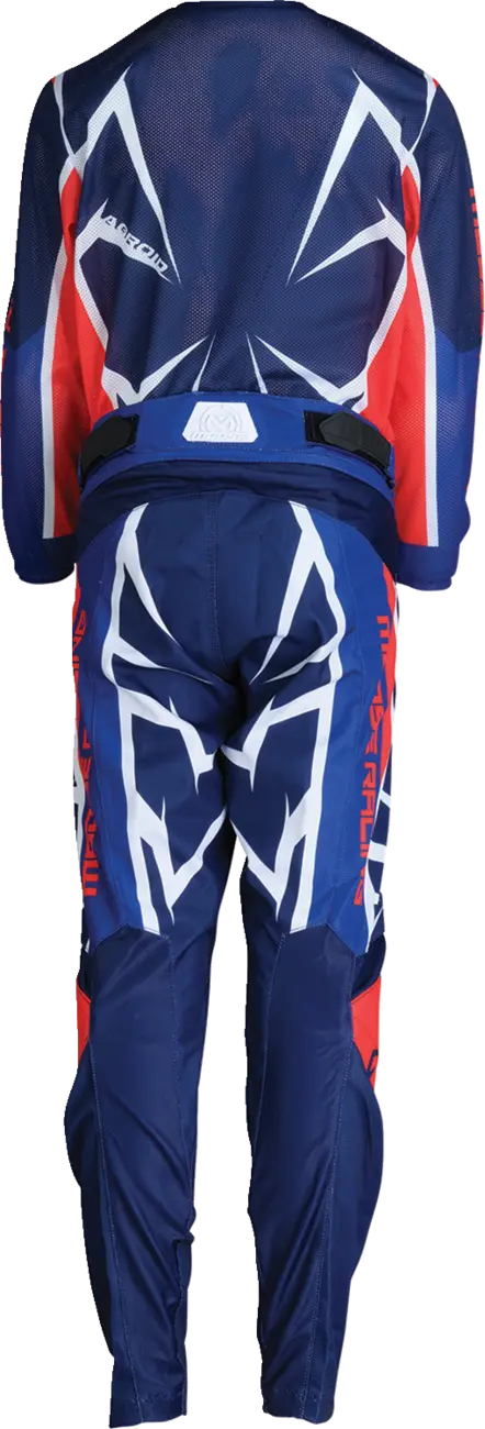 PANT AGROID YTH MESH RD/WH/BL 18