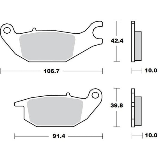 Brake Pad Ceramic 414204