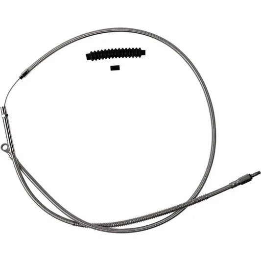 Clutch Cable  Stnls Braid
