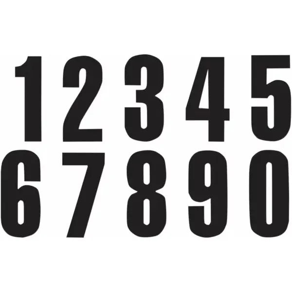 Number #7 13X7Cm Bk 5047/20/7
