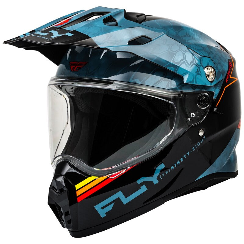 FLY RACING Trekker Kryptek Conceal Helmet - Slate/Black/Red - M