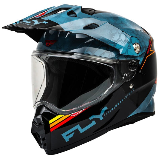 FLY RACING Trekker Kryptek Conceal Helmet - Slate/Black/Red - M