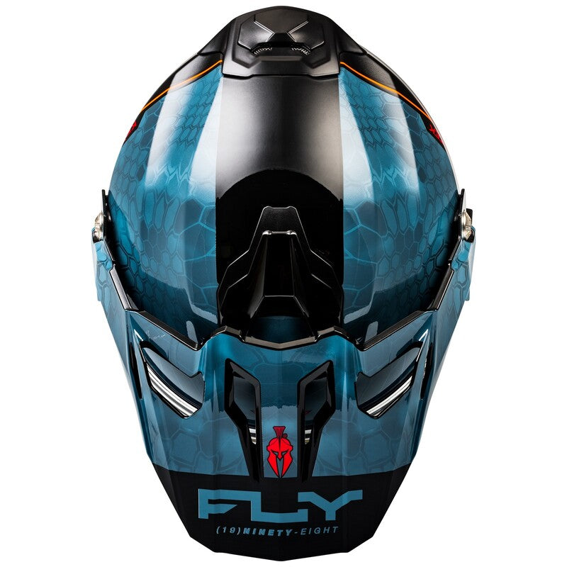 FLY RACING Trekker Kryptek Conceal Helmet - Slate/Black/Red - M