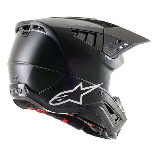 Supertech M5 Solid Black Helmet