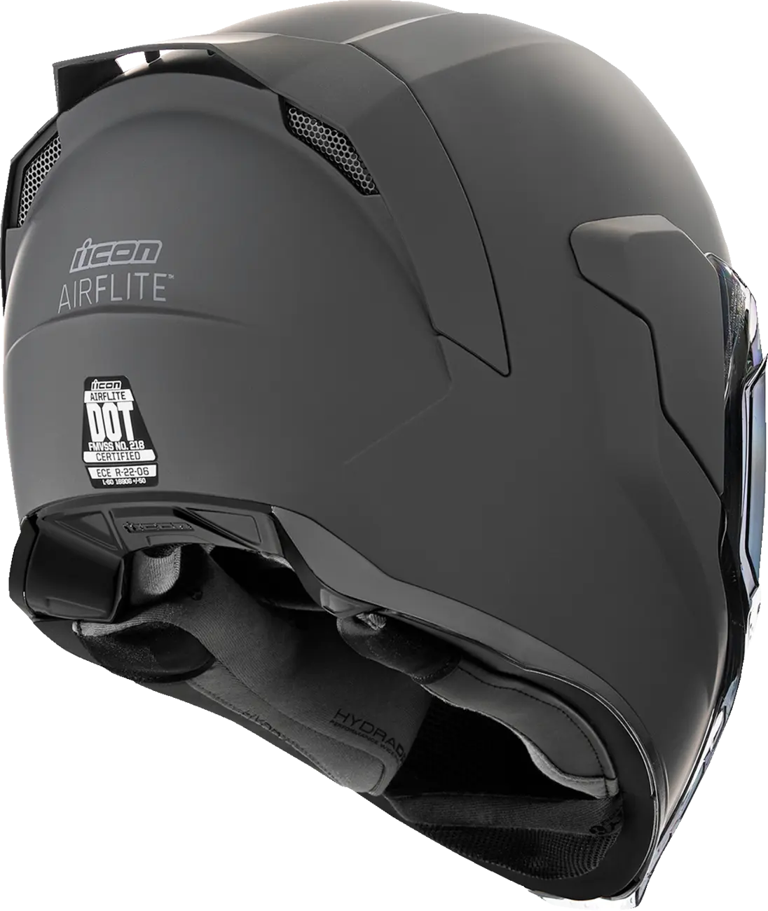 HELMET AIRFLITE DARK RUB BLACK XS