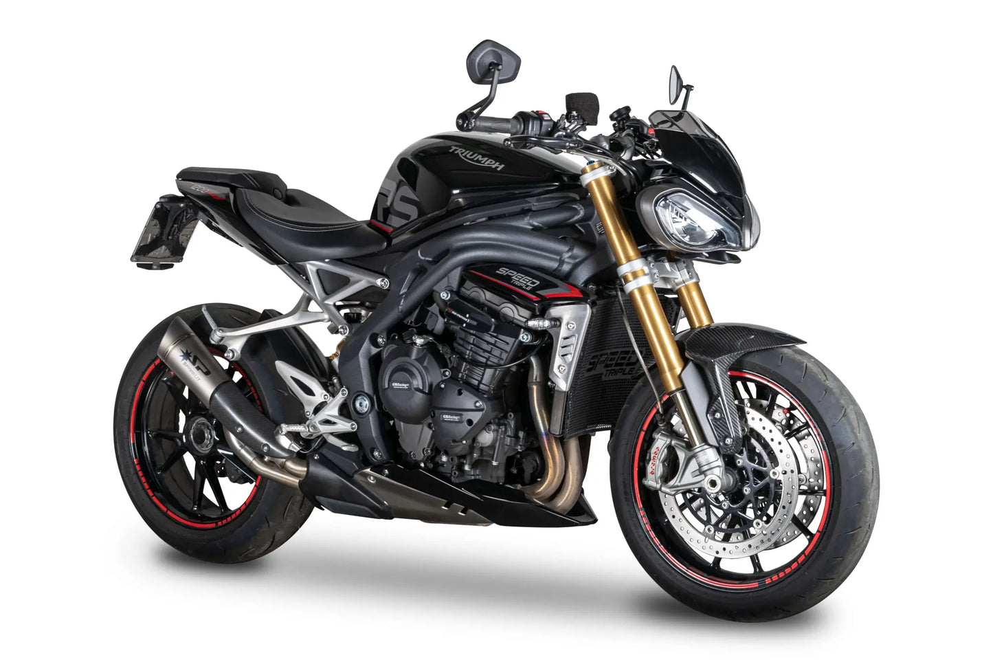 MUFFLER 2-1 GRID-O TIT TRIUMPH SPEEDTRIPLE 1200 ECE