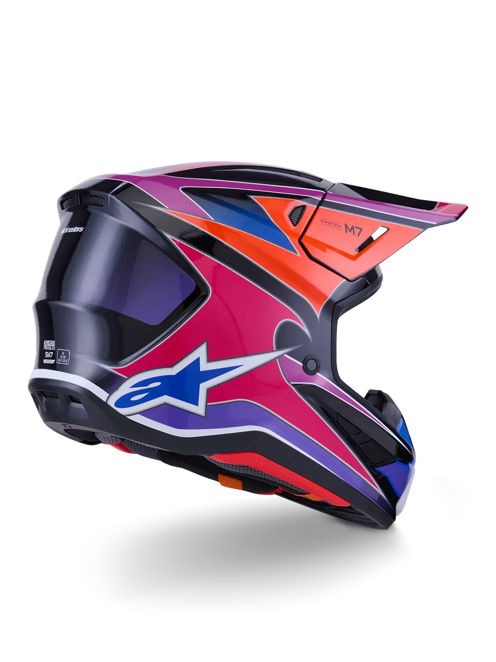 HELMET SM7 FUSE BLU/PU/PINK M