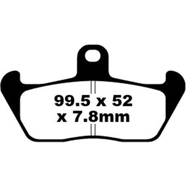 Brake Pad Fa Series Organic FA163