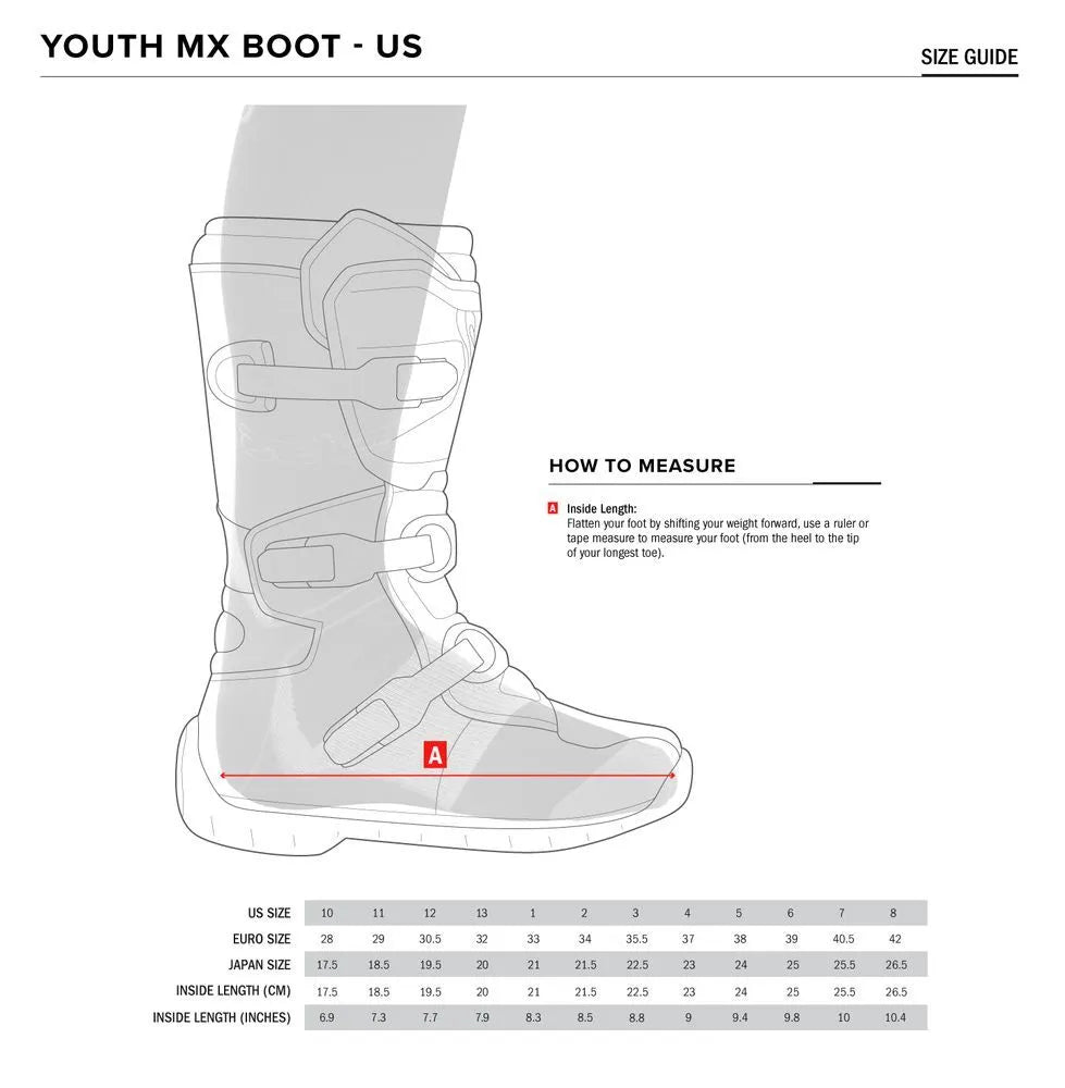 BOOT T3S KIDS WHT/BLK 12