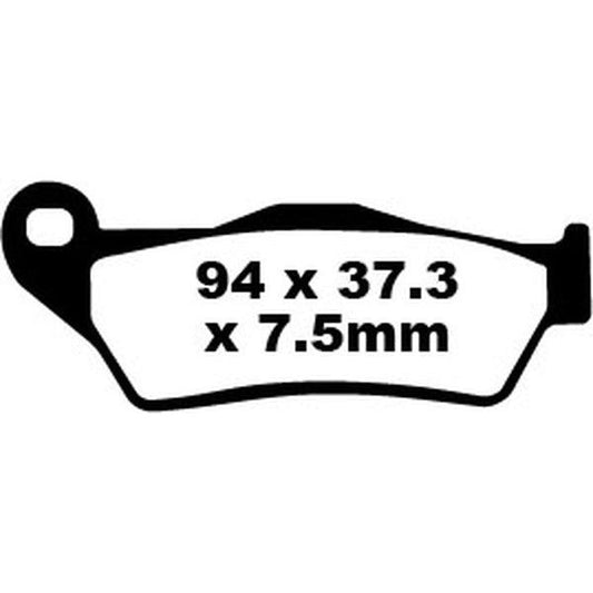 Brake Pad Sfa-Hh Series Sintered Metal Scooter SFA181HH