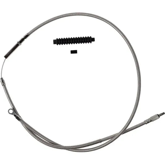 Clutch Cable  Stnls Braid Std