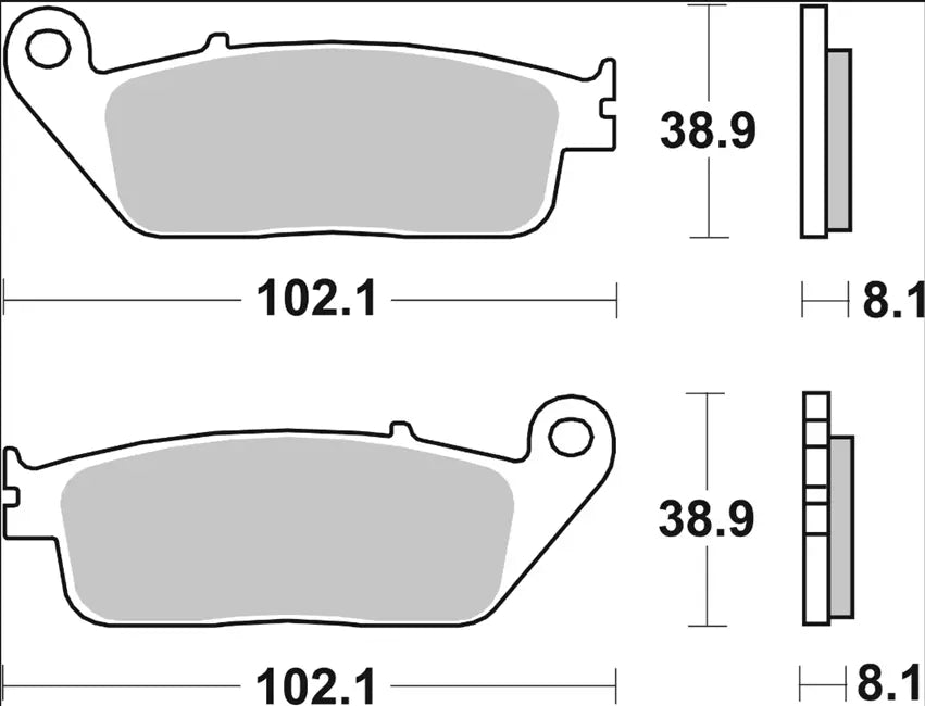 BRAKE PAD LA SINT FR/RR