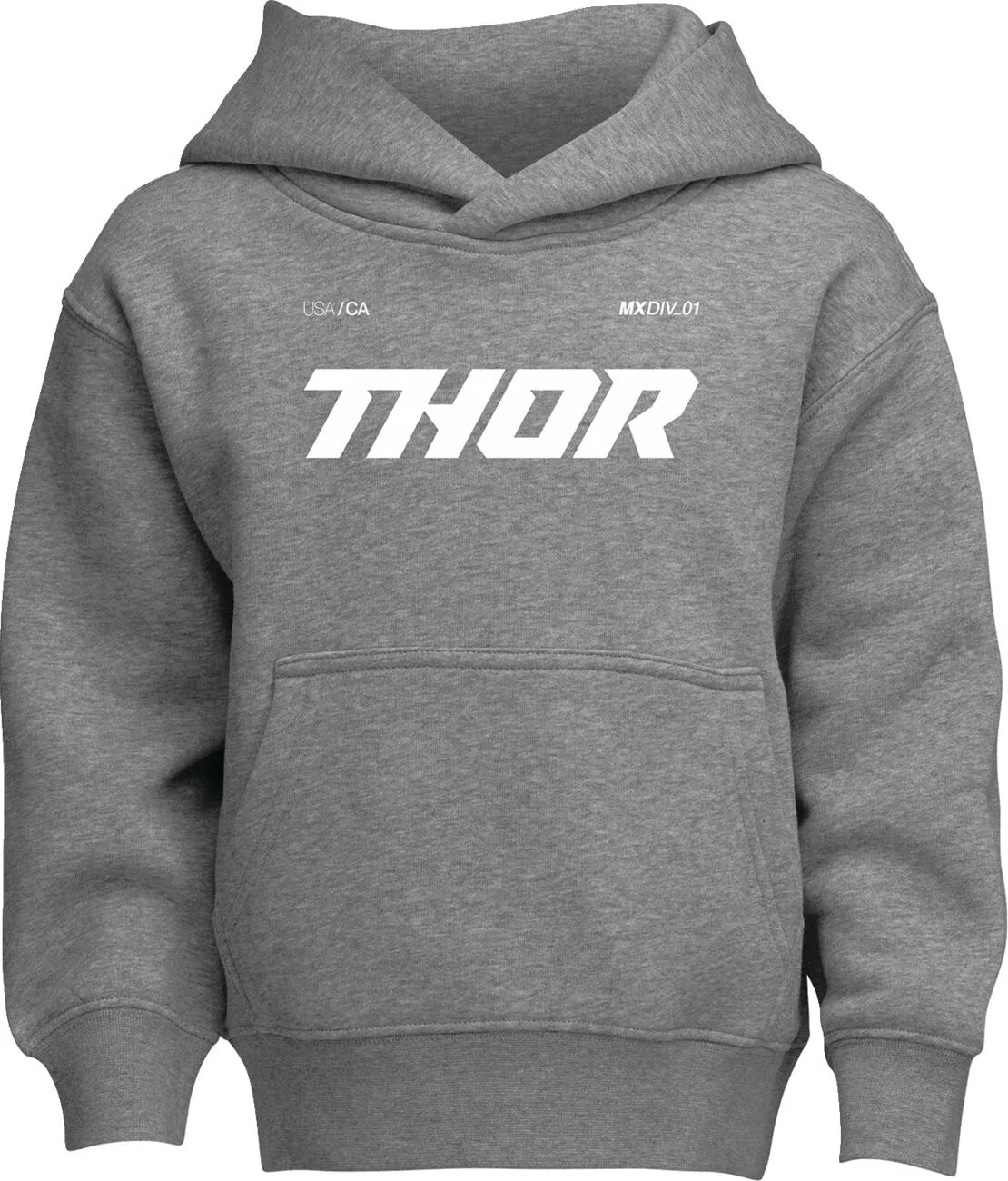 HOODIE YOUTH BRAVE HTR GRAY XL