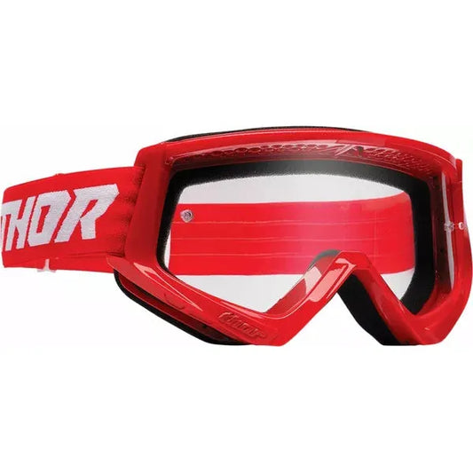 Goggle Cmbt Racr Youth Red/White