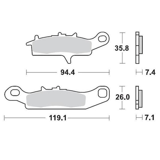 Brake Pad Racing 095311