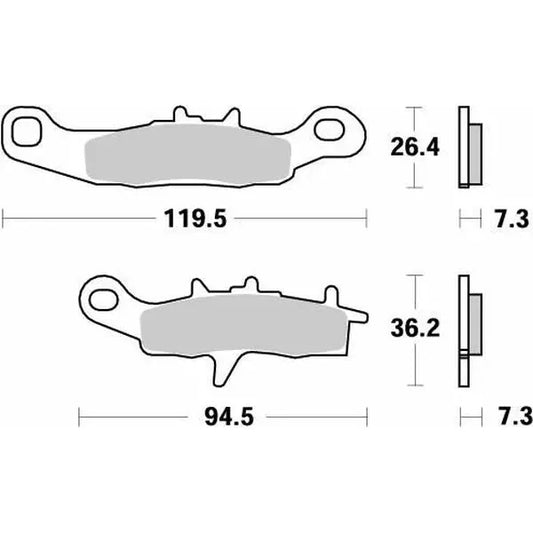 Brake Pad Nitro 093921