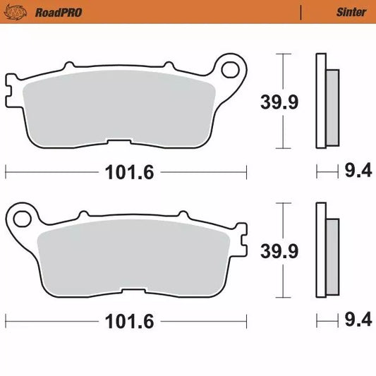 Brake Pad Sinter Rear 407802