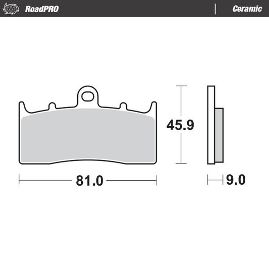 Brake Pad Ceramic 405904