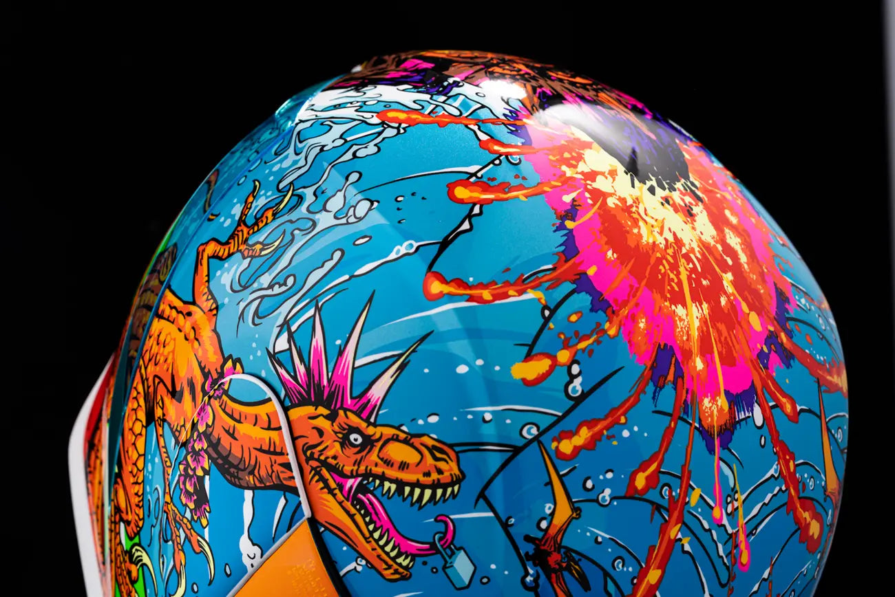 HELMET AIRFORM DINO FURY BLUE MD