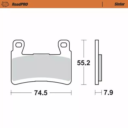 Brake Pad Sinter Front 407901