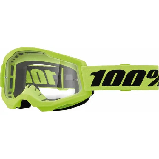Goggle Strata 2 Jr Neon Yl Clear