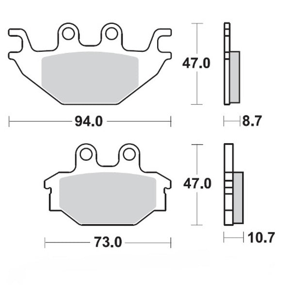 Brake Pad Nitro 098321