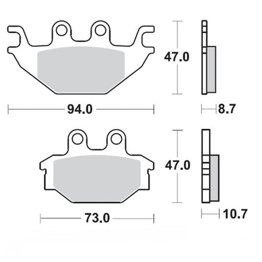 Brake Pad Nitro 098321