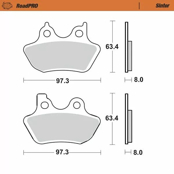 Brake Pad Sinter Front 411901