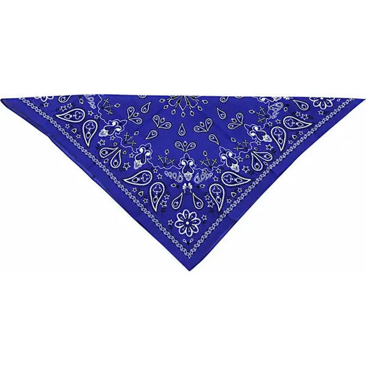 Bandana Cotton Nvy Paisly B002
