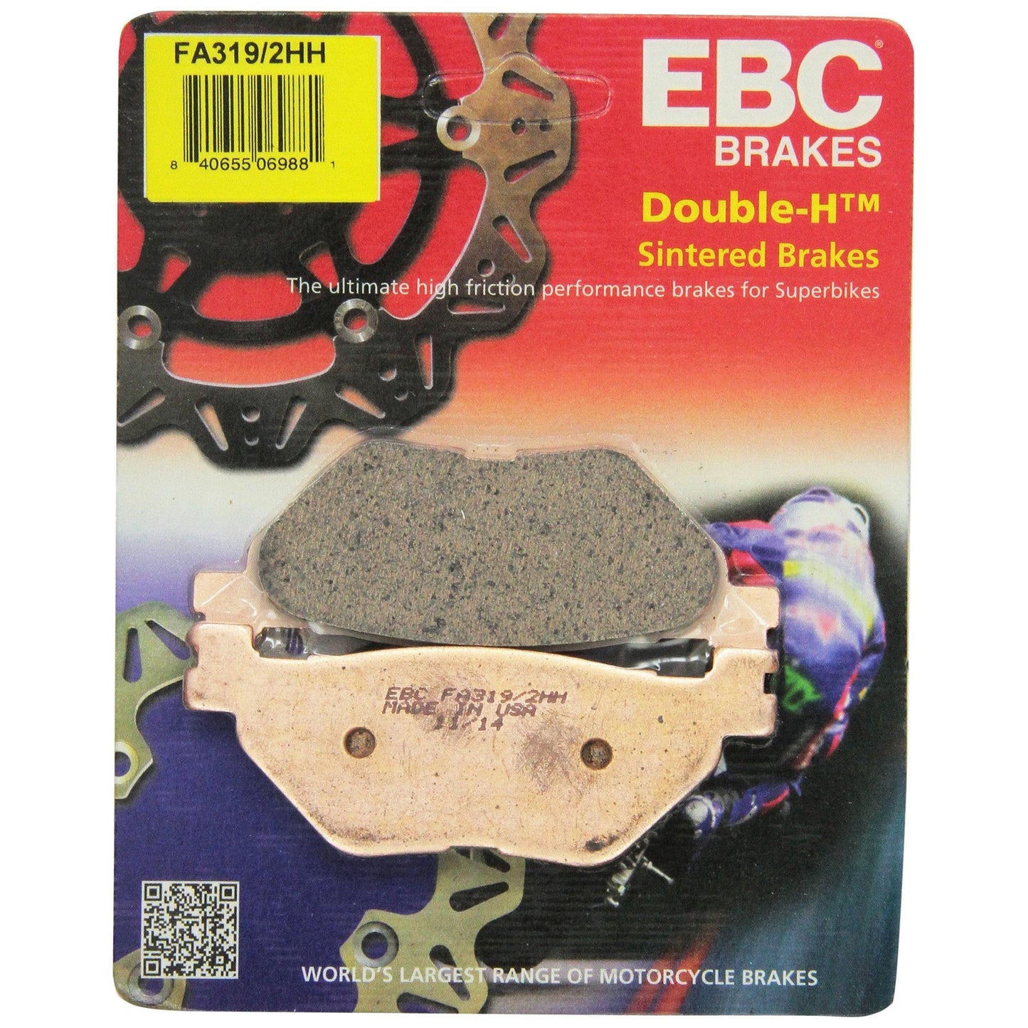Brake Pad Fa-Hh Series Sintered Metal FA319/2HH