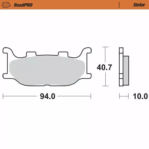 Brake Pad Sinter Front 403801