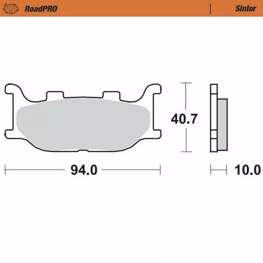 Brake Pad Sinter Front 403801