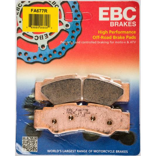 Brake Pad Fa-R Series Sintered Metal FA677R