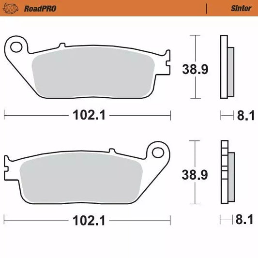 Brake Pad Sinter Front 402501