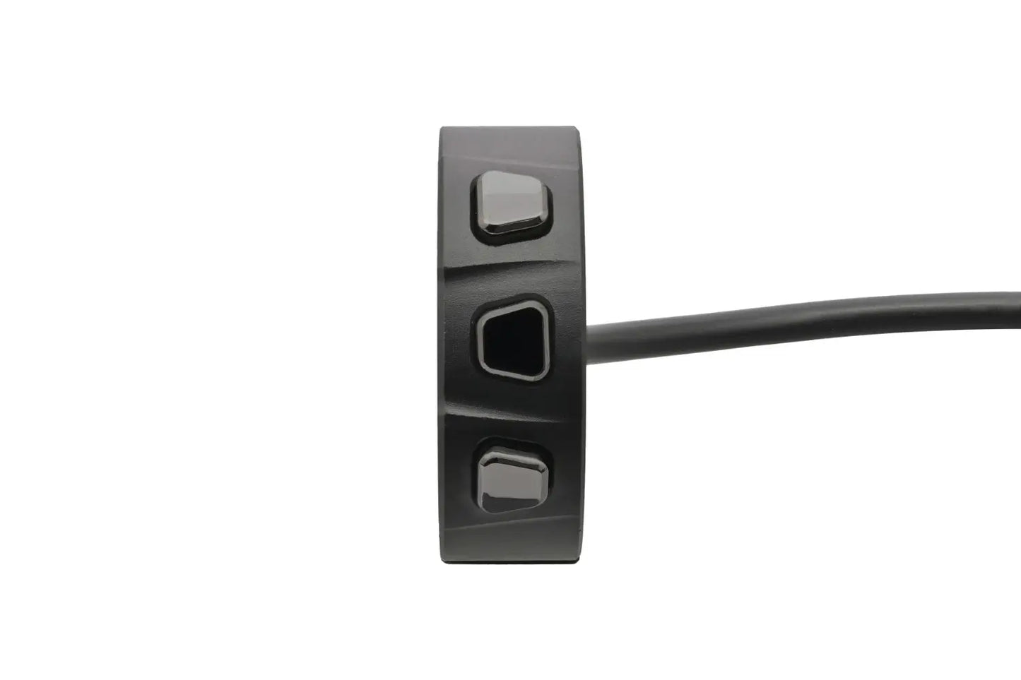 HANDLEBAR SWITCH 3-BUTTON CNC ALUMINIUM BLACK-CHROME BUTTON
