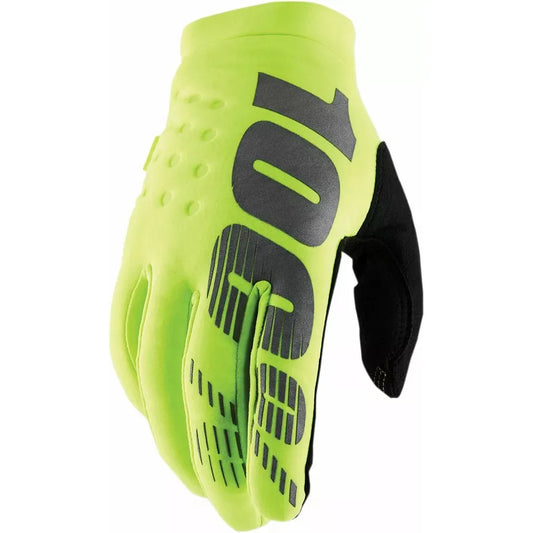Glove Youth Brisk Fluoroscent Yellow