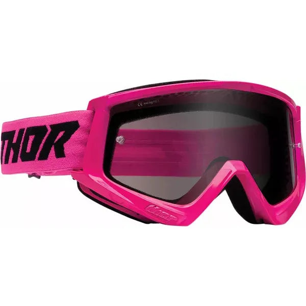 Goggle Cmbt Rcr Sand Fl Pink/Black