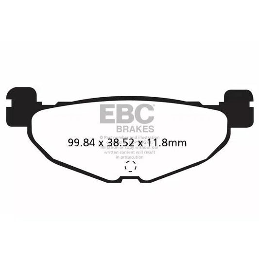 Brake Pad Sfac Series Carbon Fiber Scooter SFAC393