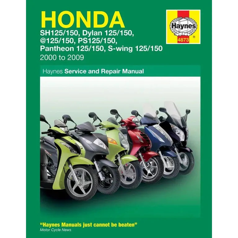 Honda 125 Scooters 00-09 Manual