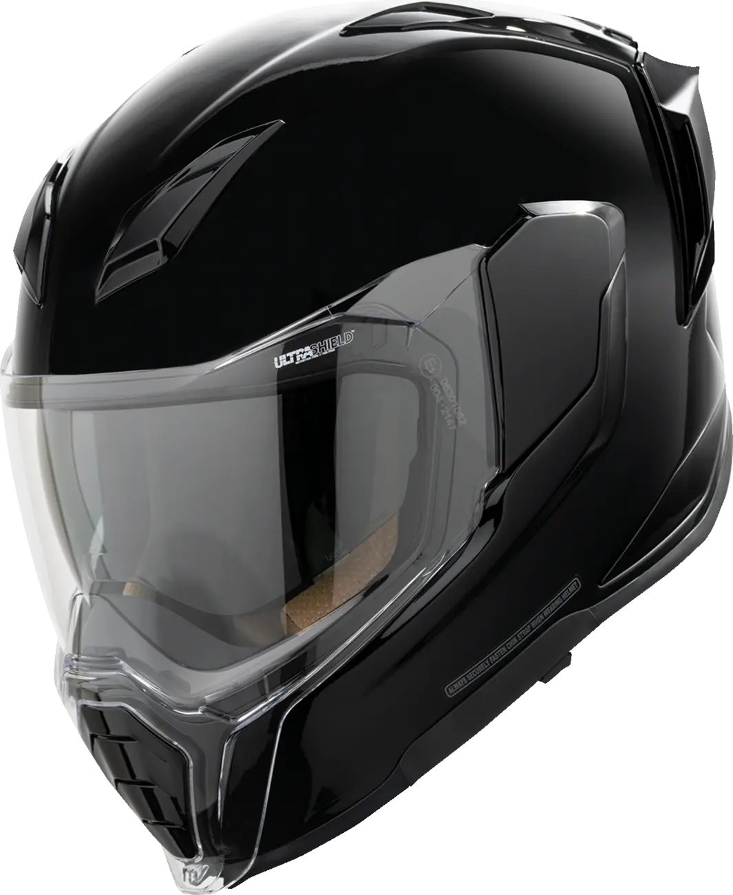 HELMET ULTRAFLITE GLOSS BLACK 2X