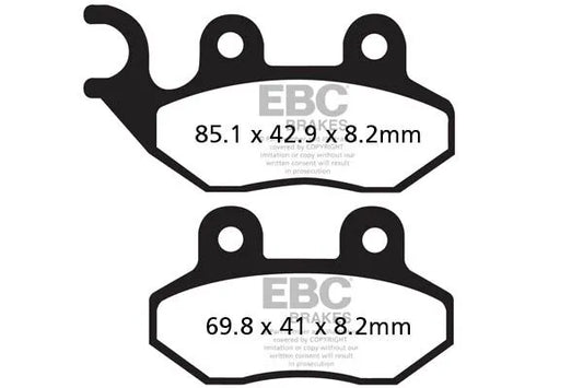 BRAKE PAD CARBON SCOOTER