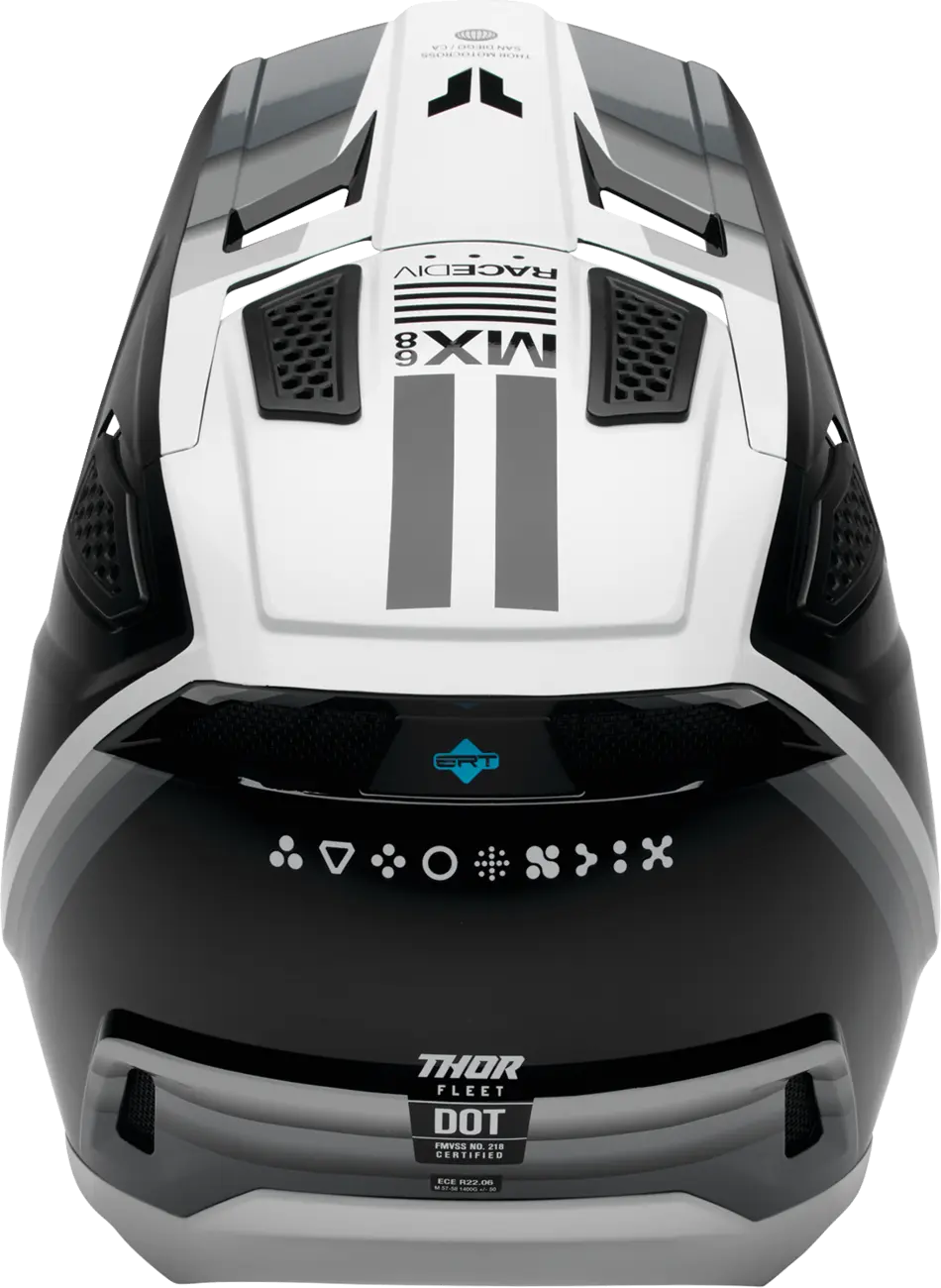 HELMET FLEET DEFY BK/WH MD